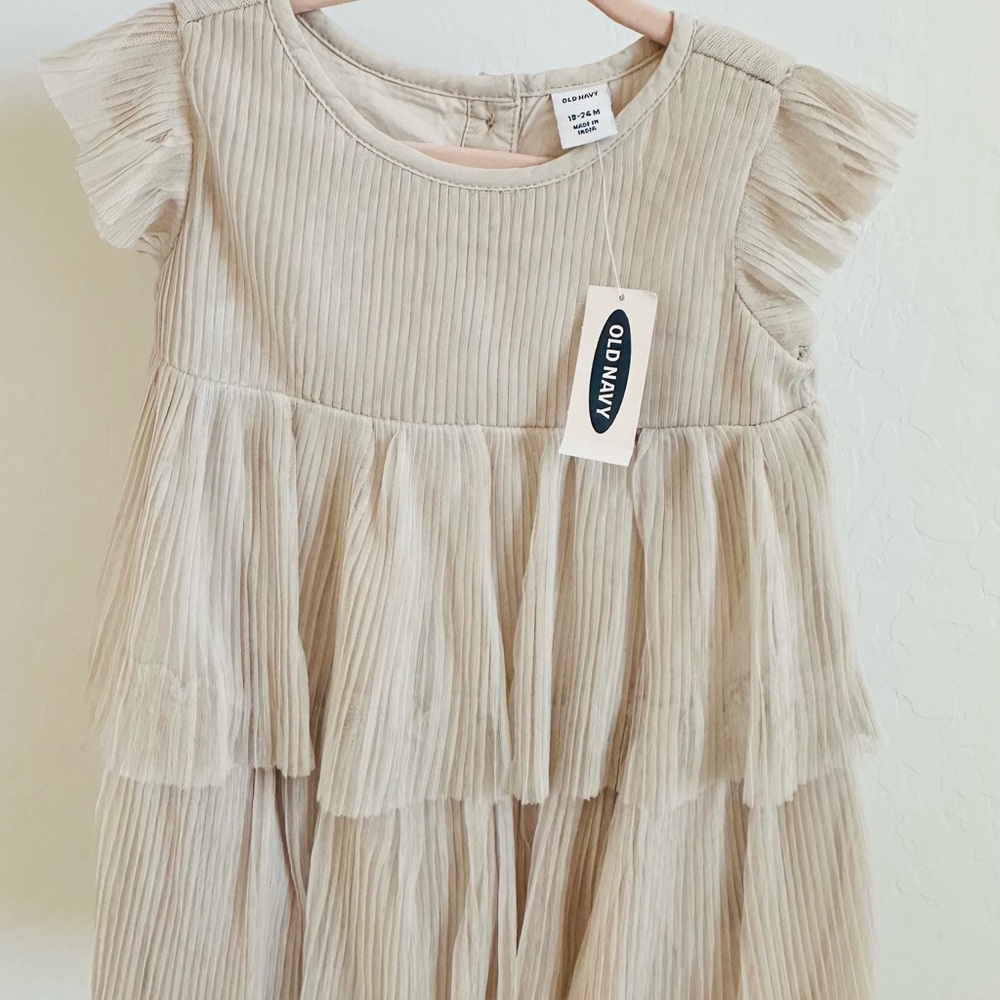 Old Navy Light Taupe Kids Dress